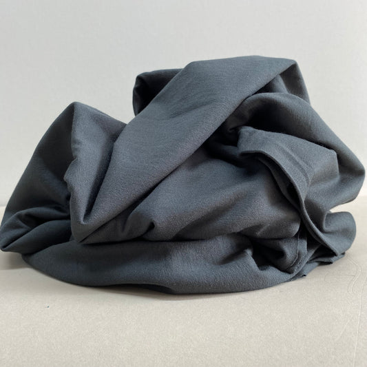 Harper Jersey Knit Fabric Gunmetal Grey