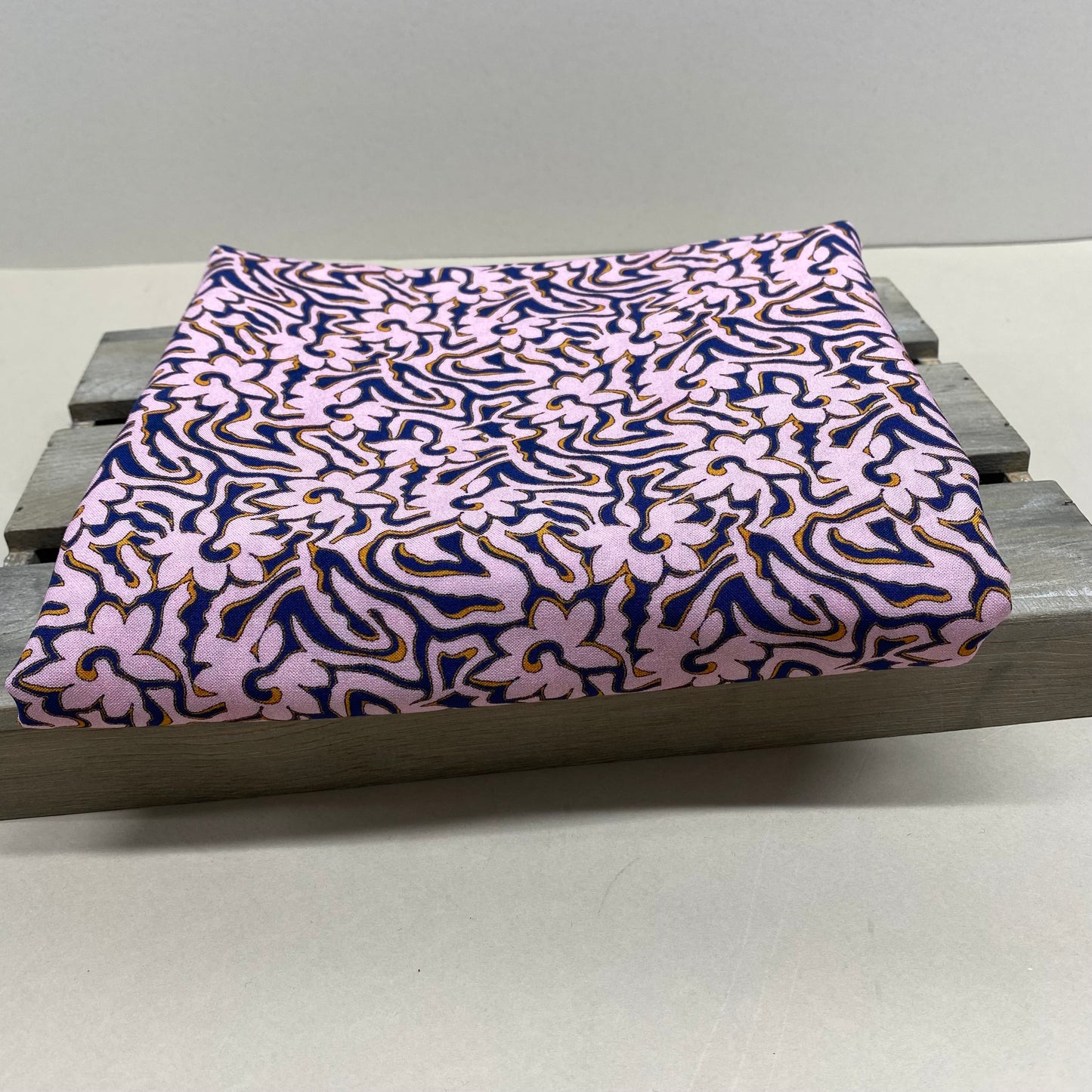 Atelier Jupe Pink Floral Viscose Fabric