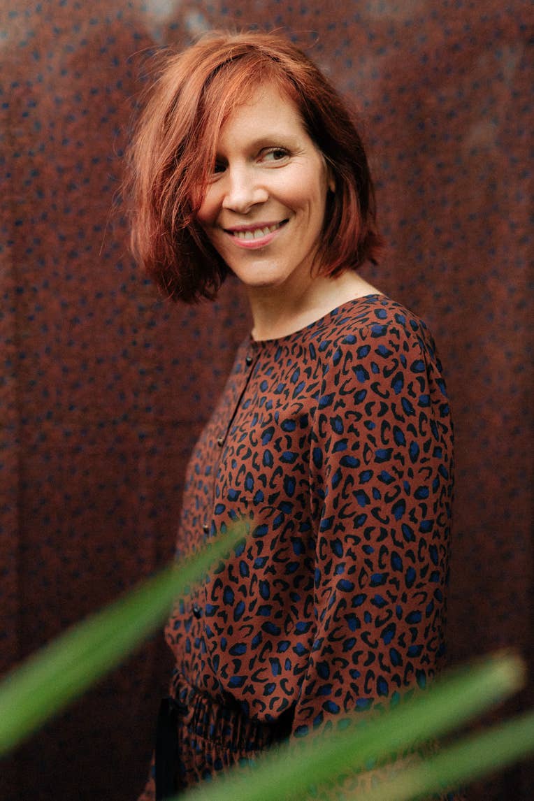 Eglantine et Zoe Jungle Collection Bagheera Chocolate Viscose Fabric