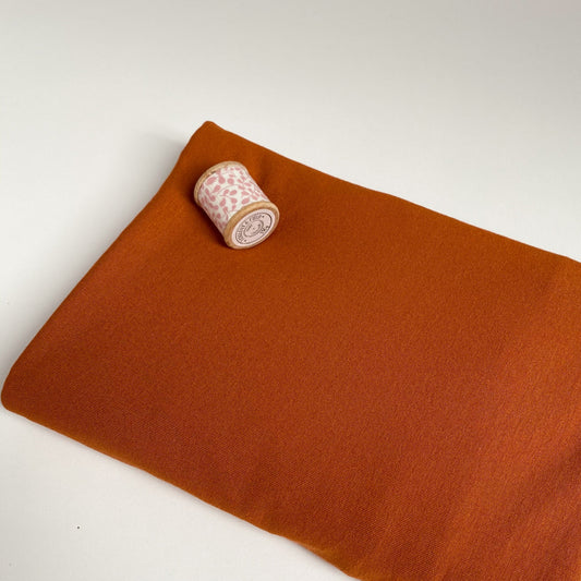 Harper Jersey Knit Fabric Chestnut