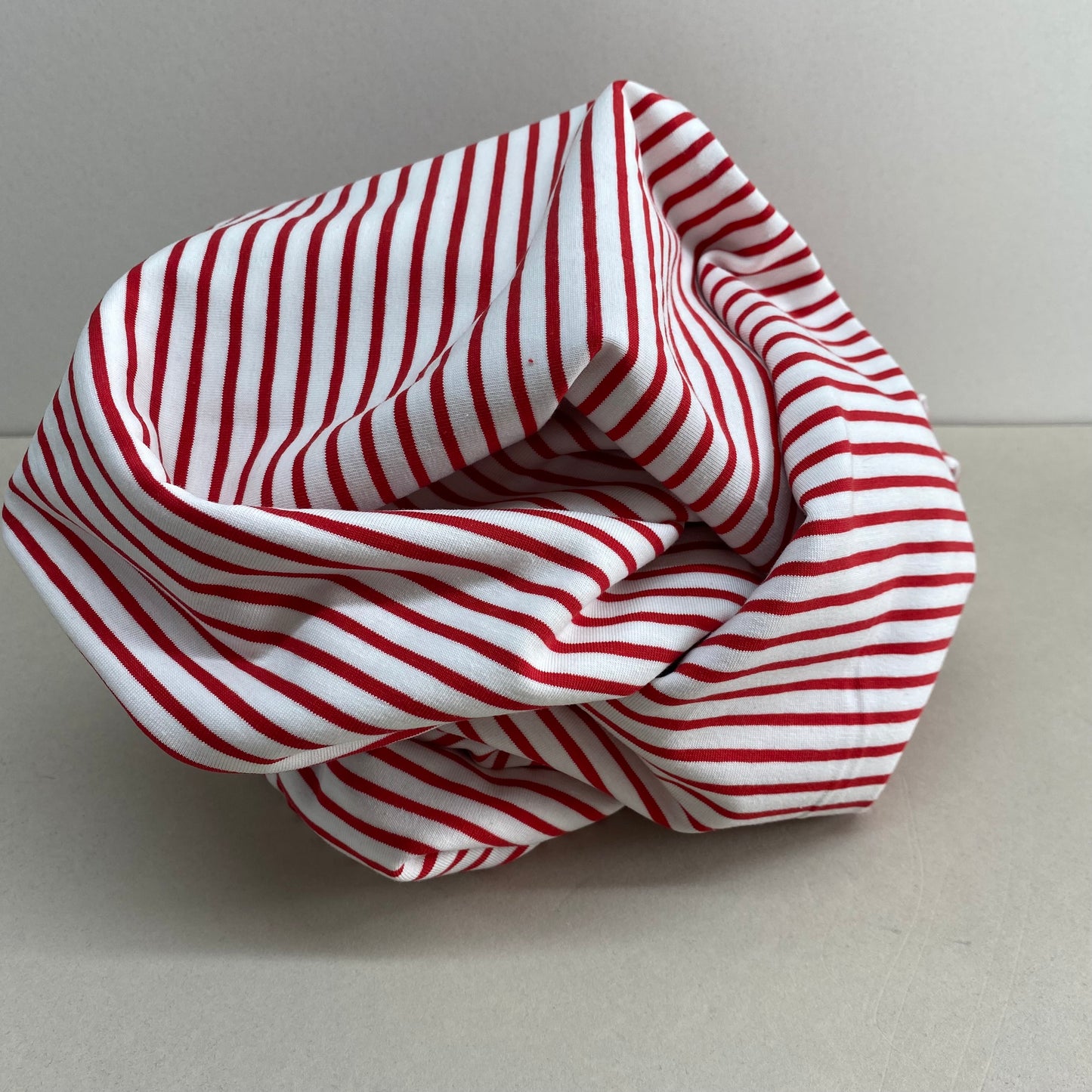 Breton Stripe Jersey Knit Red
