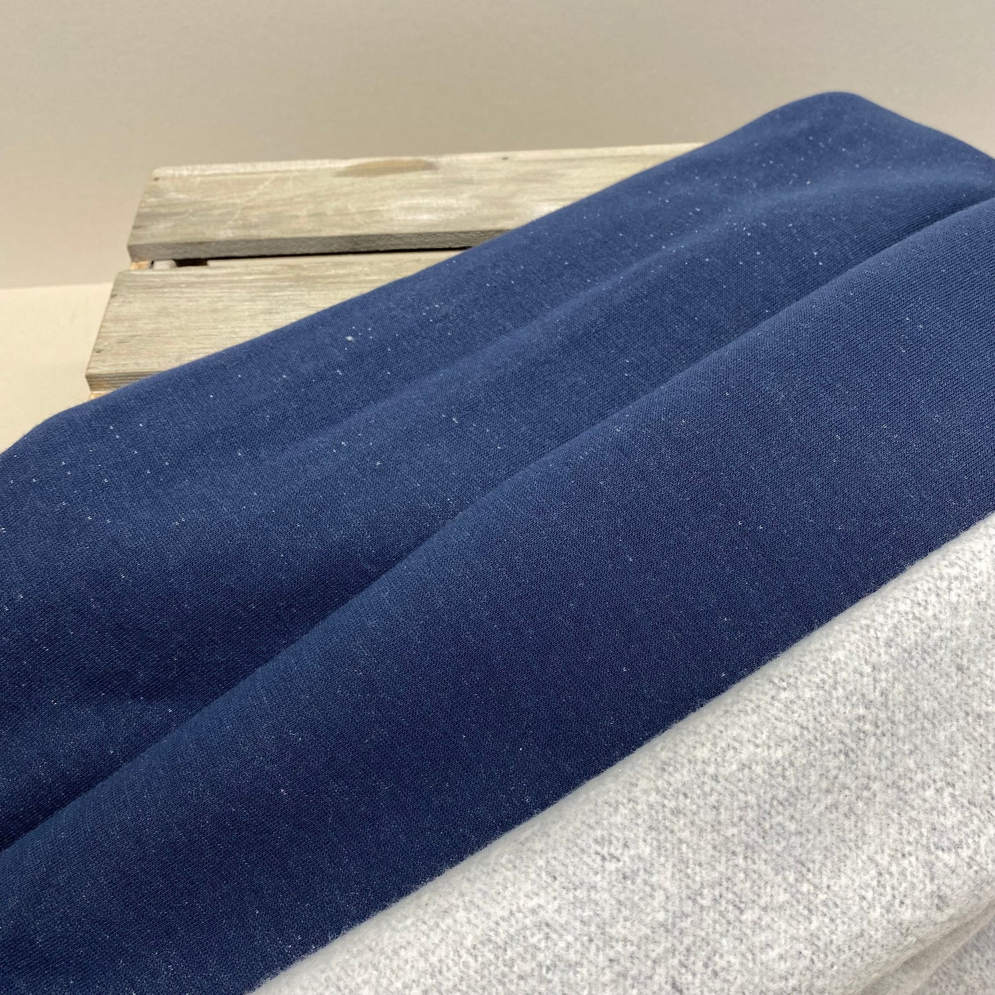 Sparkle Sweatshirt Fleece Navy