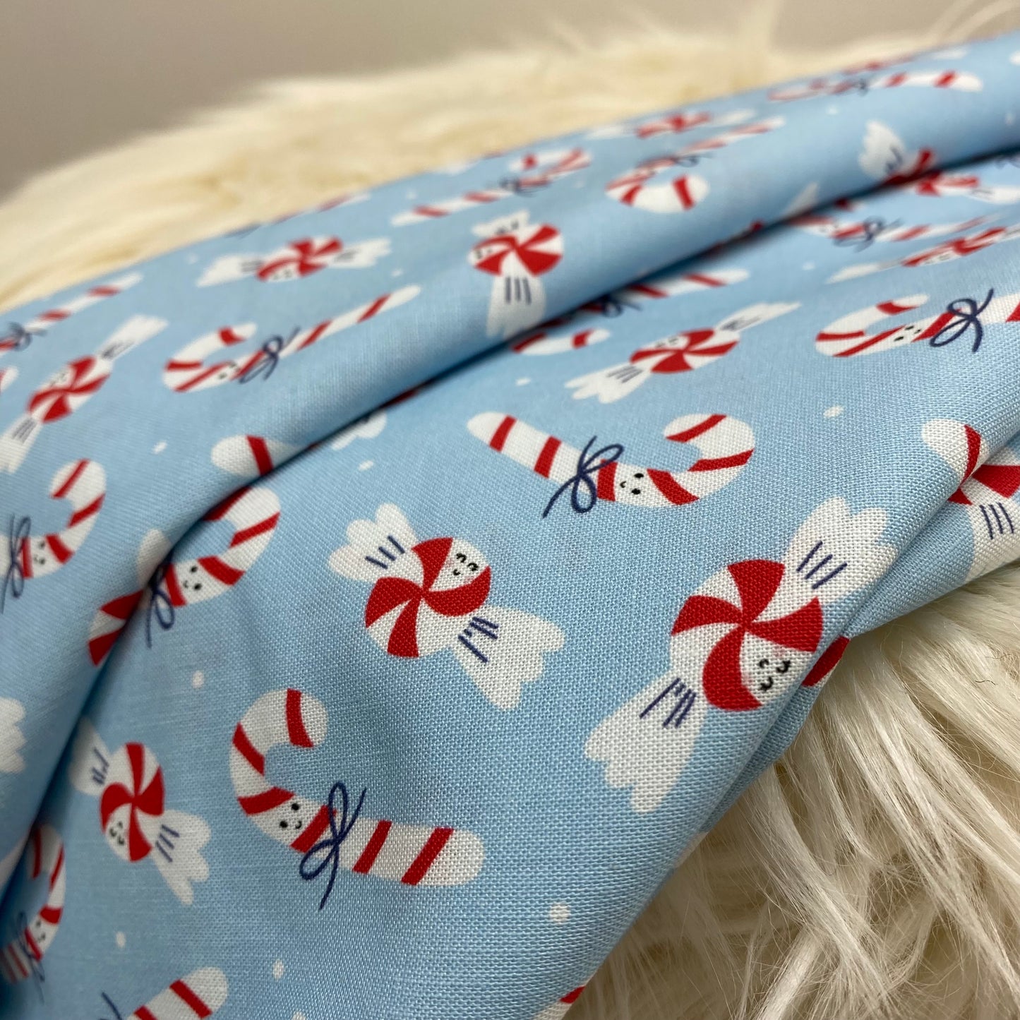 Cloud9 Northerly Organic Cotton Sweet Christmas Roll End Clearance