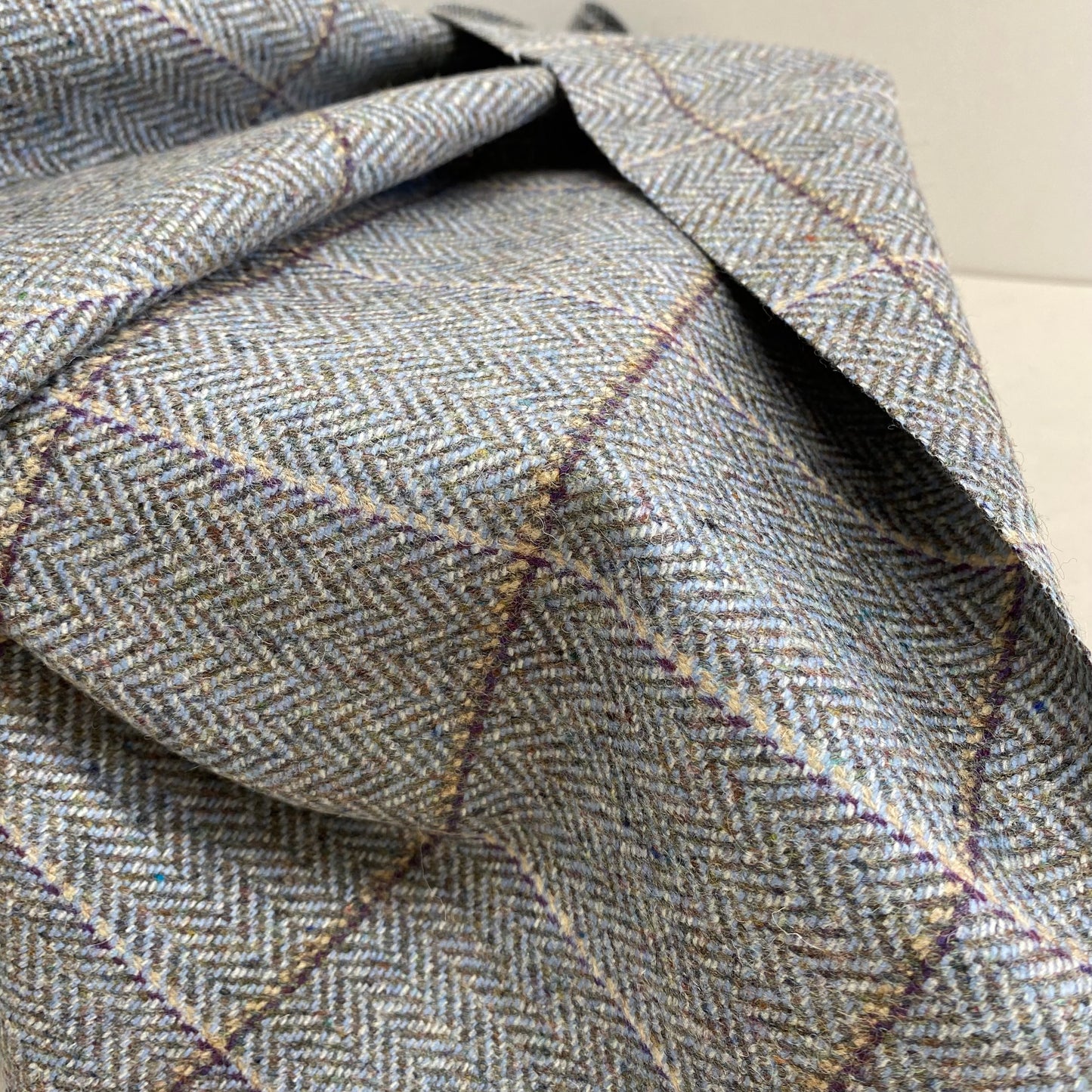 Ex Designer Wool Suit Length 3m Grey Check