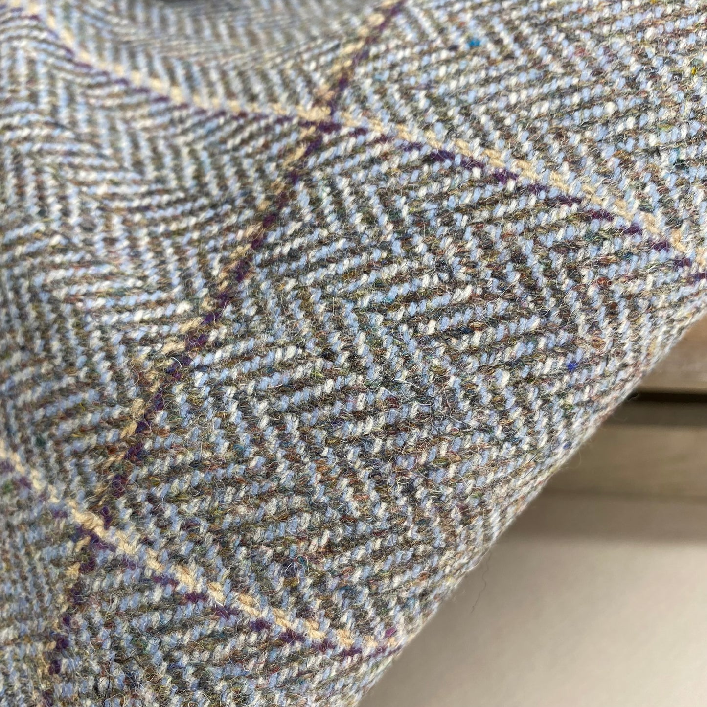 Ex Designer Wool Suit Length 3m Grey Check