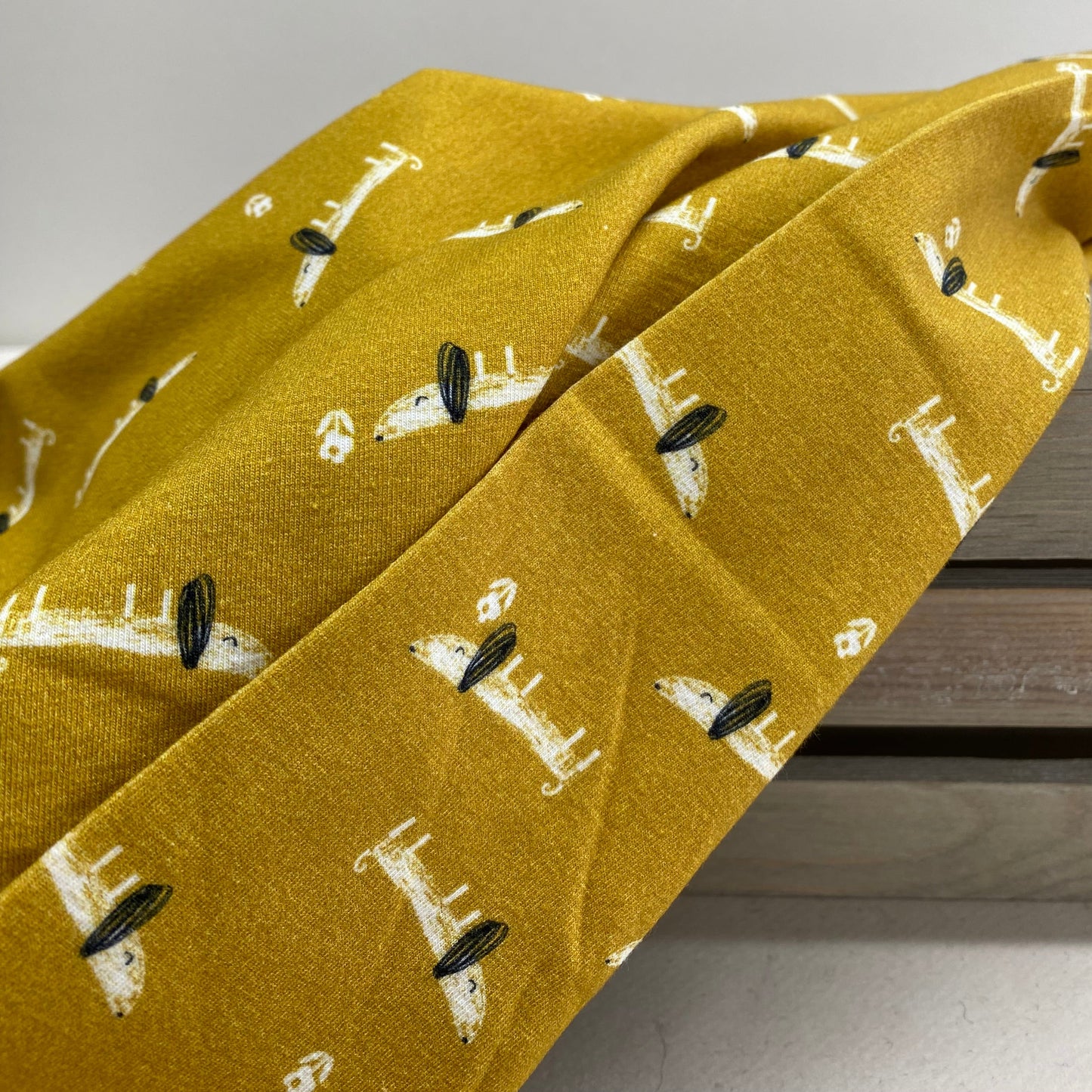 Dashwood MORI 1149 Velma the Teckel Dachshund Cotton Jersey Fabric