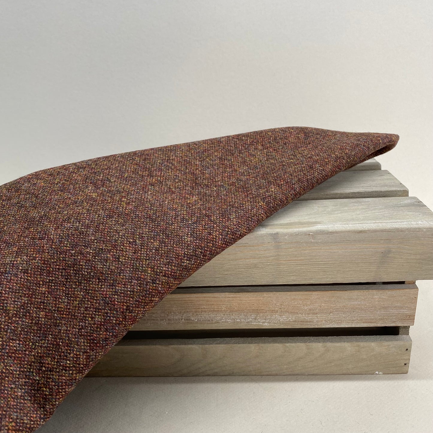 Ex Designer Wool Suit Length 2m Brown Tweed