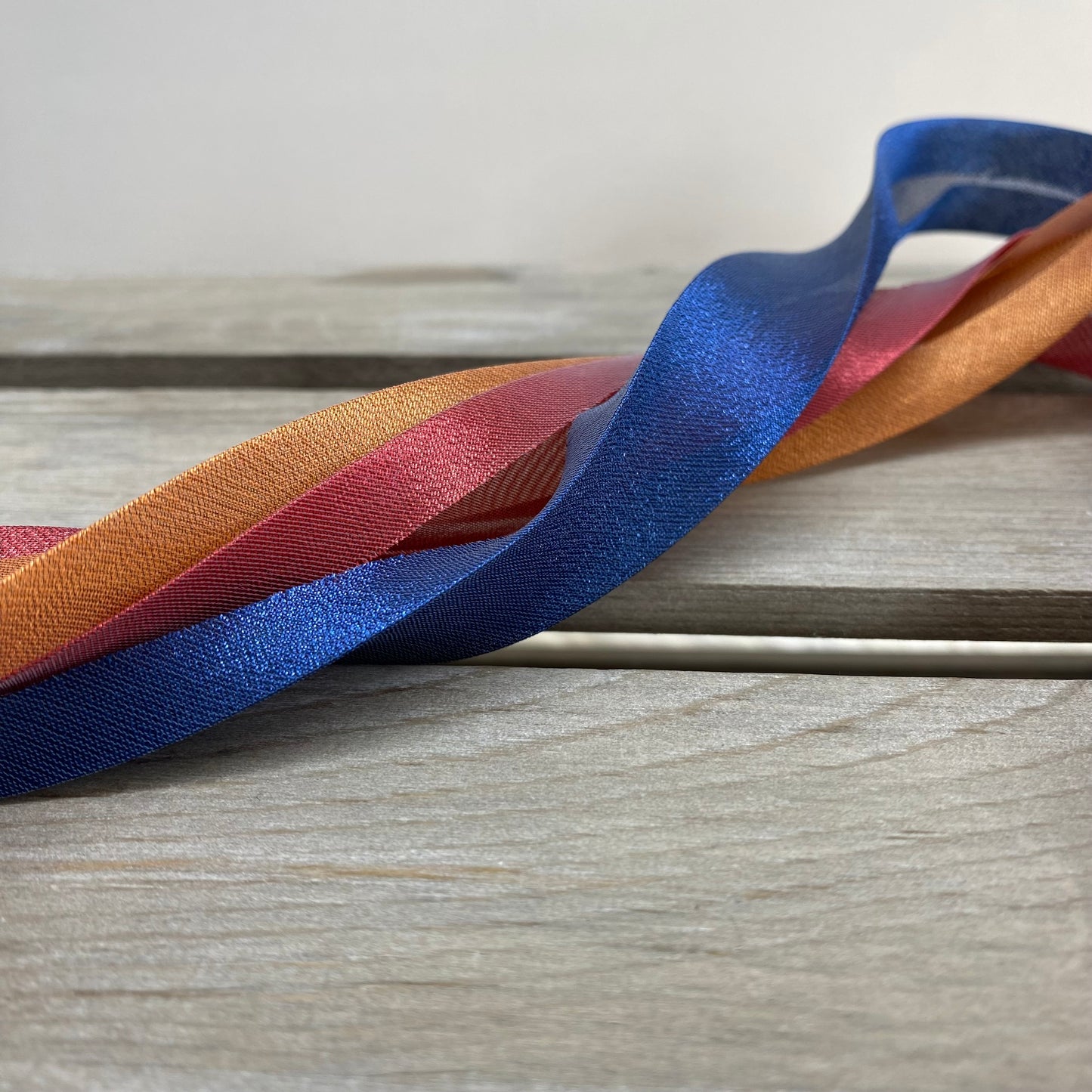 Organza Iridescent Bias Binding 20mm