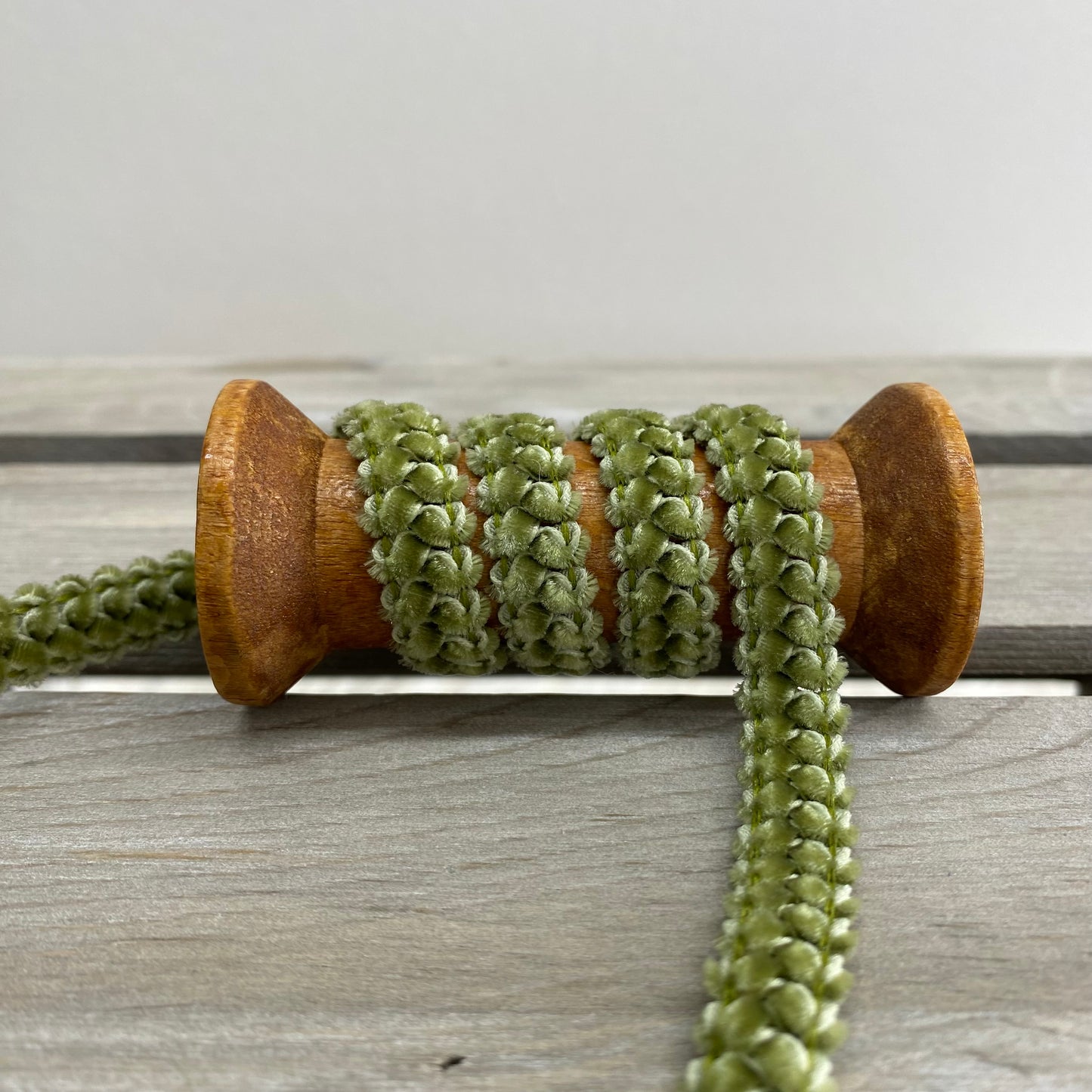 Velour Velvet Gimp Braid 15mm Fern