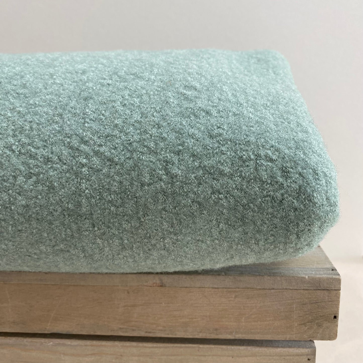 Sarah Boiled Wool Viscose Blend Pastel Mint 1.7m