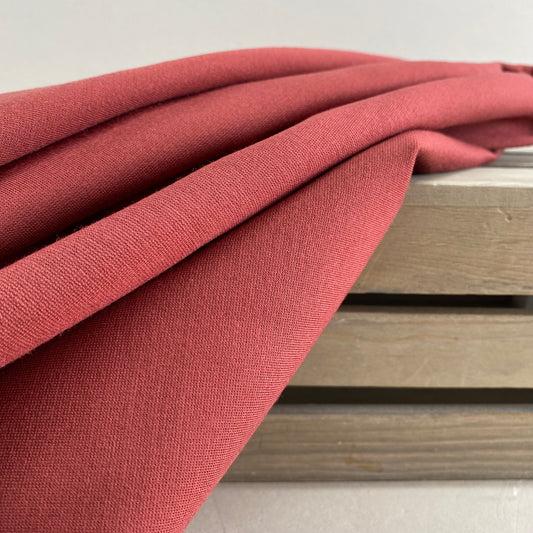 Cassandra Ponte Roma Fabric Paprika