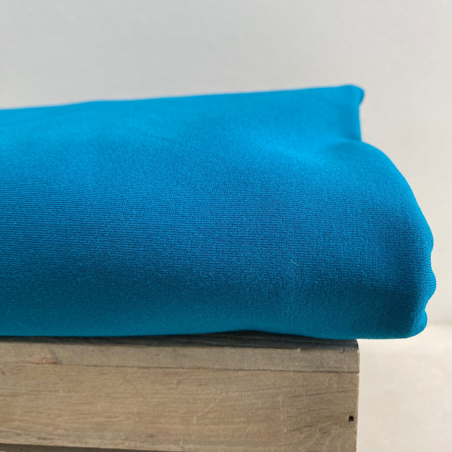 Cassandra Ponte Roma Fabric Teal