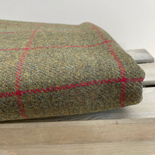 Green Wool Plaid 1.5m
