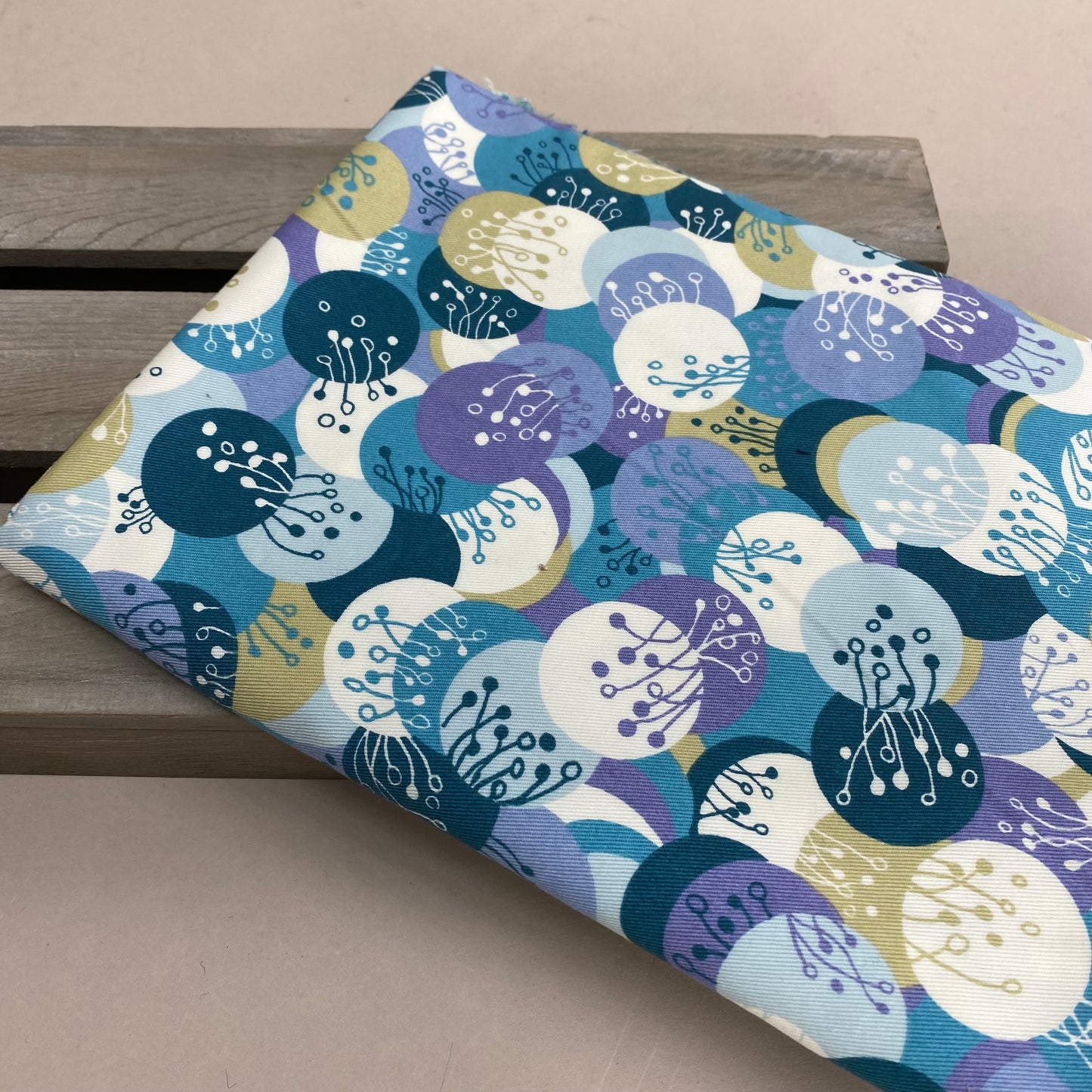 Bubbles Cotton Canvas Print 1m