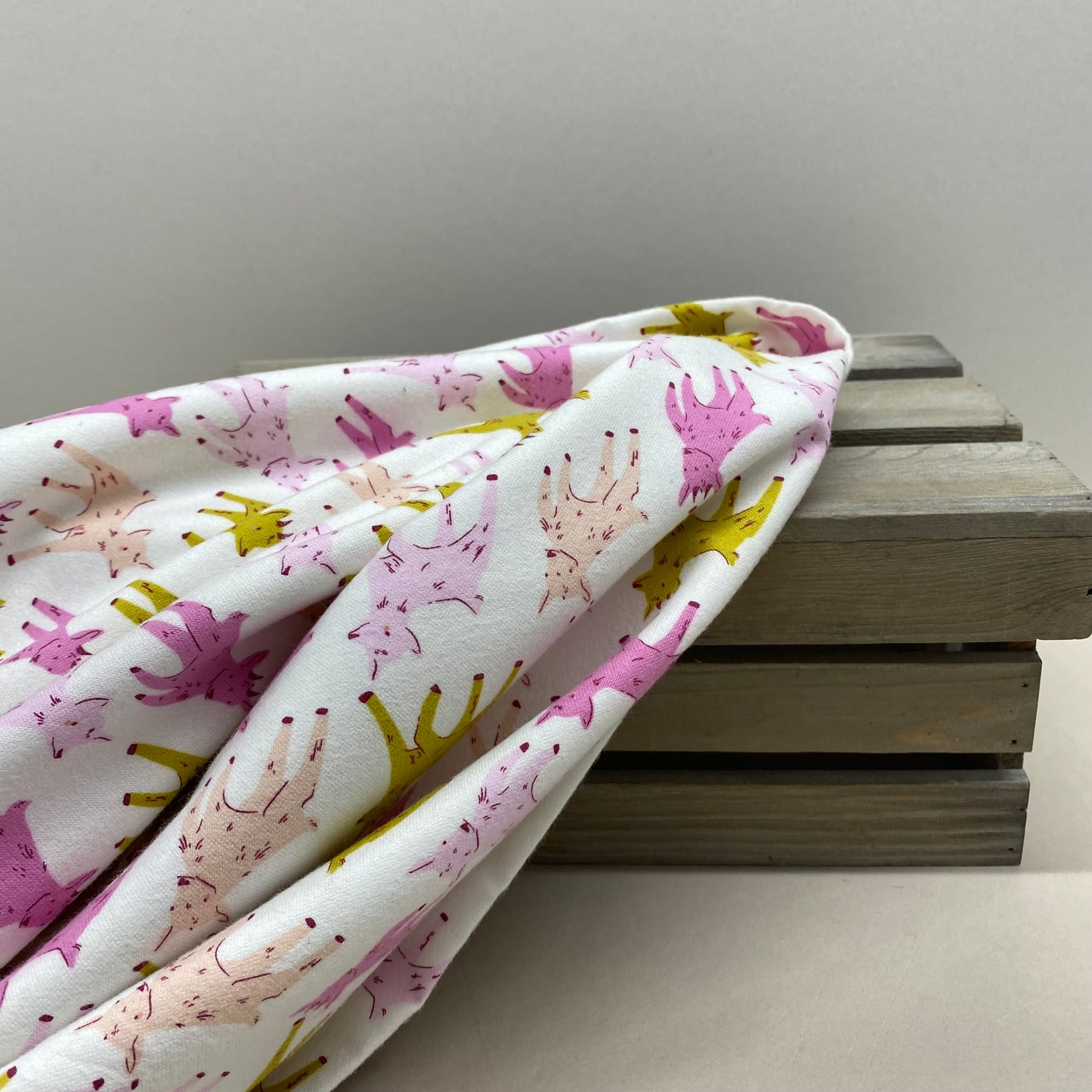 Art Gallery Goating Glee Flannel from Cottage Grove