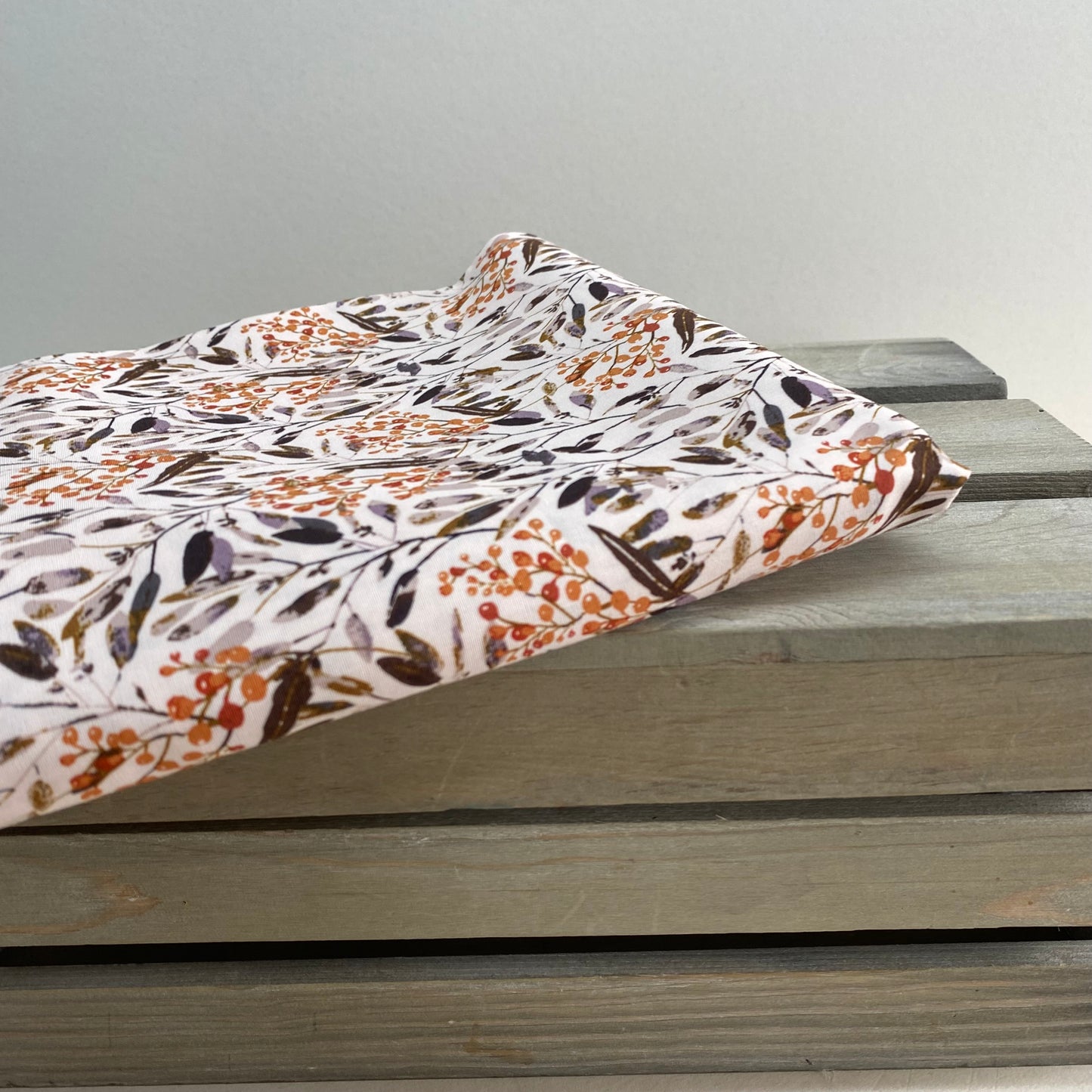 Art Gallery Feathered Berries from Soar by Katarina Roccella Cotton Poplin