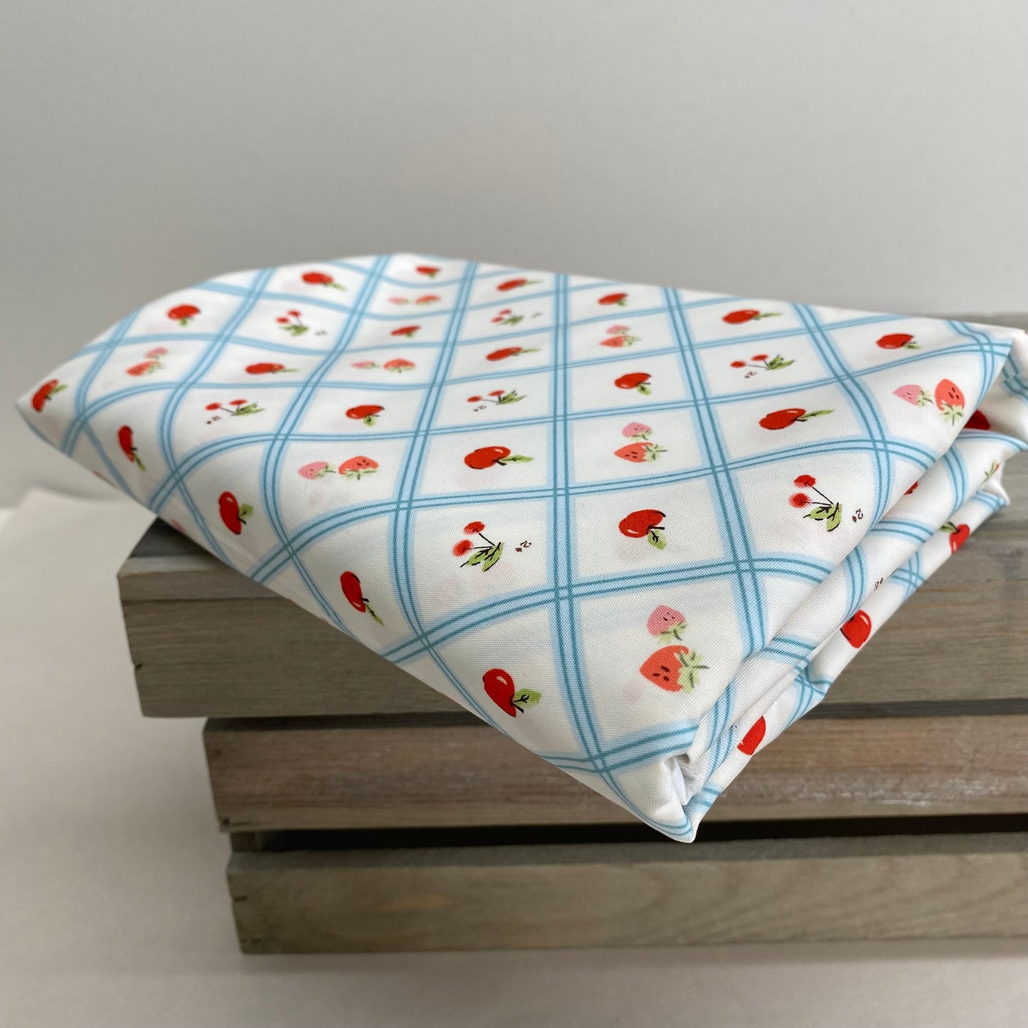 Art Gallery Cherry Tiles from Minimo by Amy Sinibaldi Cotton Poplin