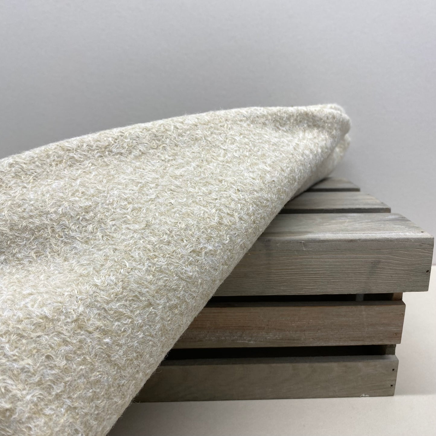 Lamb Boucle Double Fleece Oatmeal