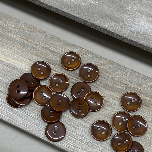Classic Shiny Shirt Buttons 12mm