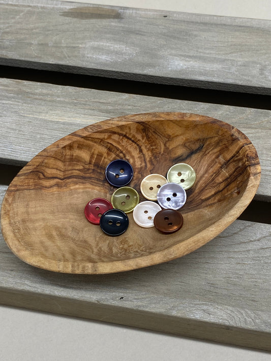 Classic Shiny Shirt Buttons 15mm