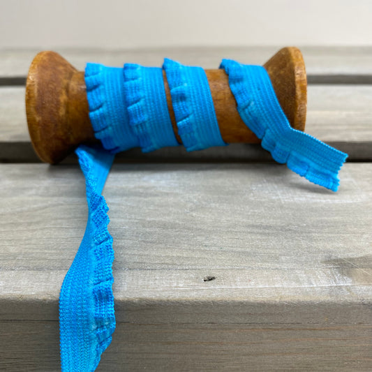 Frilly Turquoise Lingerie Elastic 12mm
