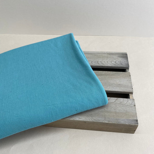 Viscose Pique Fabric Deep Seafoam