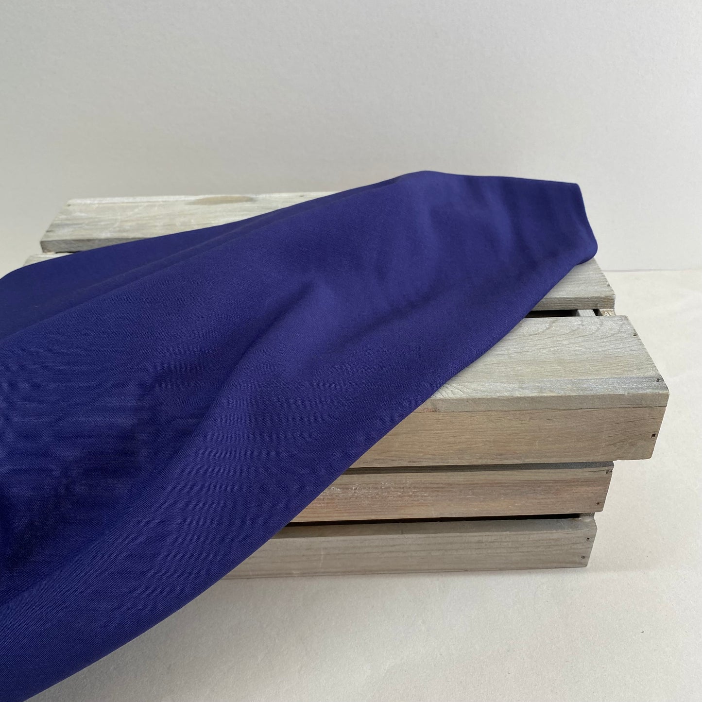 Viscose Poplin Fabric Navy