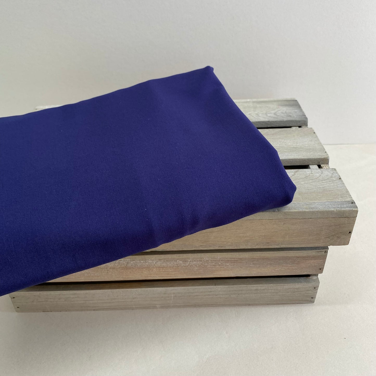 Viscose Poplin Fabric Navy