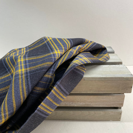 Helsinki Ochre and Black Check