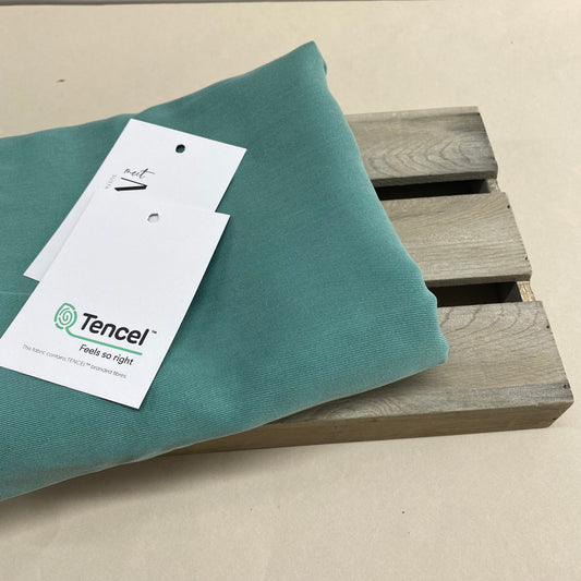 meetMILK New Smooth Drape Twill Aqua 1.6m