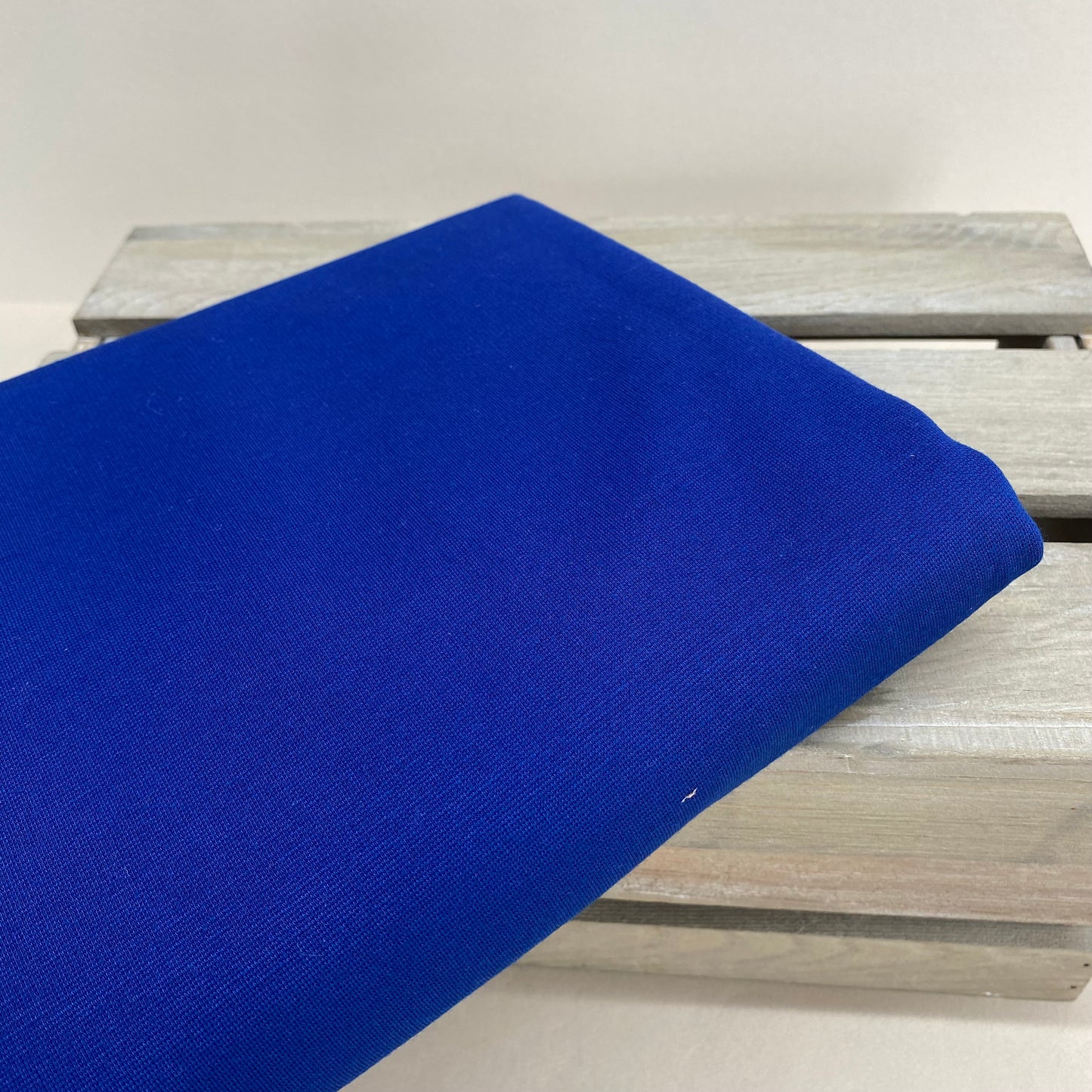 4-way Stretch Rayon Ponte Knit Fabric Ultramarine Blue 0.5m