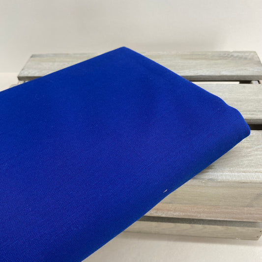 4-way Stretch Rayon Ponte Knit Fabric Ultramarine Blue 0.5m