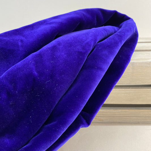 Cotton Velvet Cadbury's Purple 2m