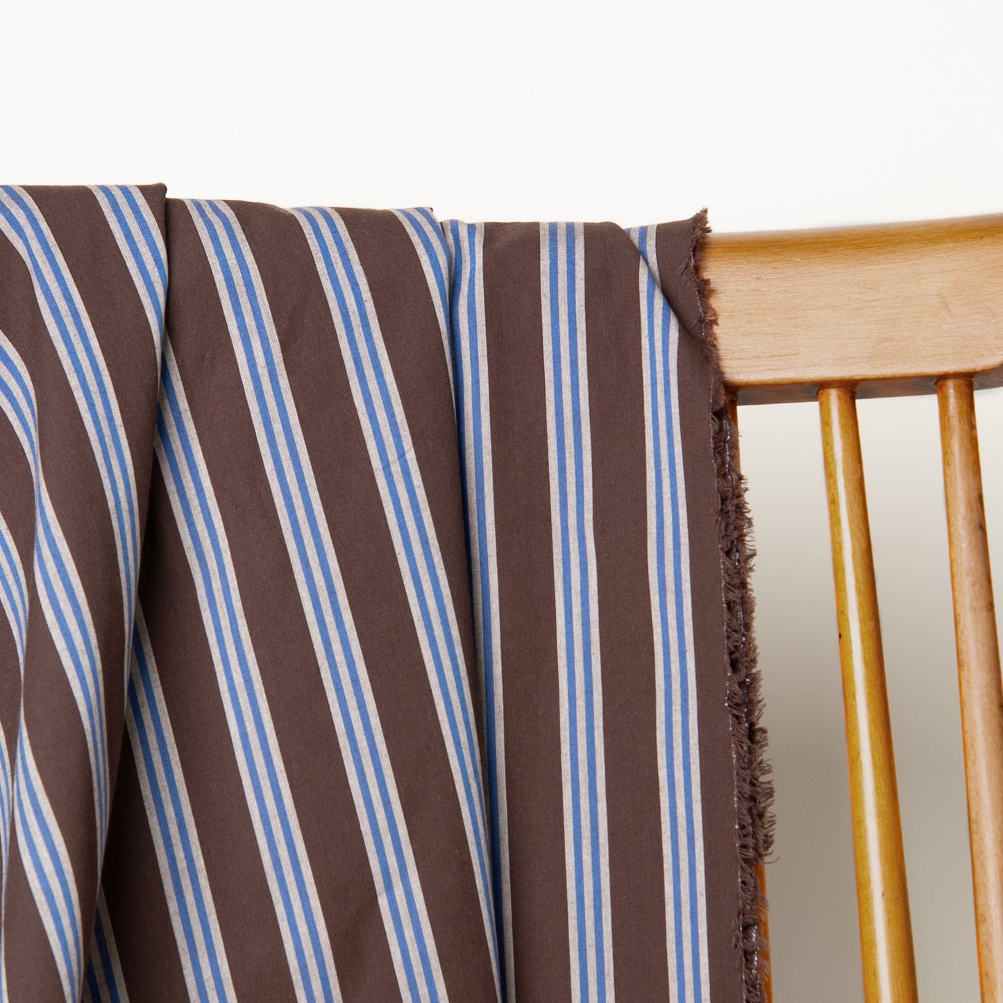 Atelier Brunette Supremes Weave Line Oat Chocolate Cotton