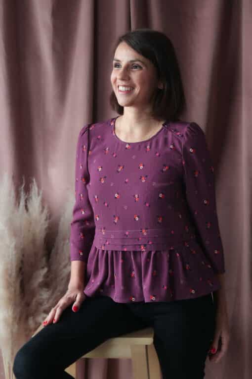 Lise Tailor Reverie Plumetis Viscose Fabric
