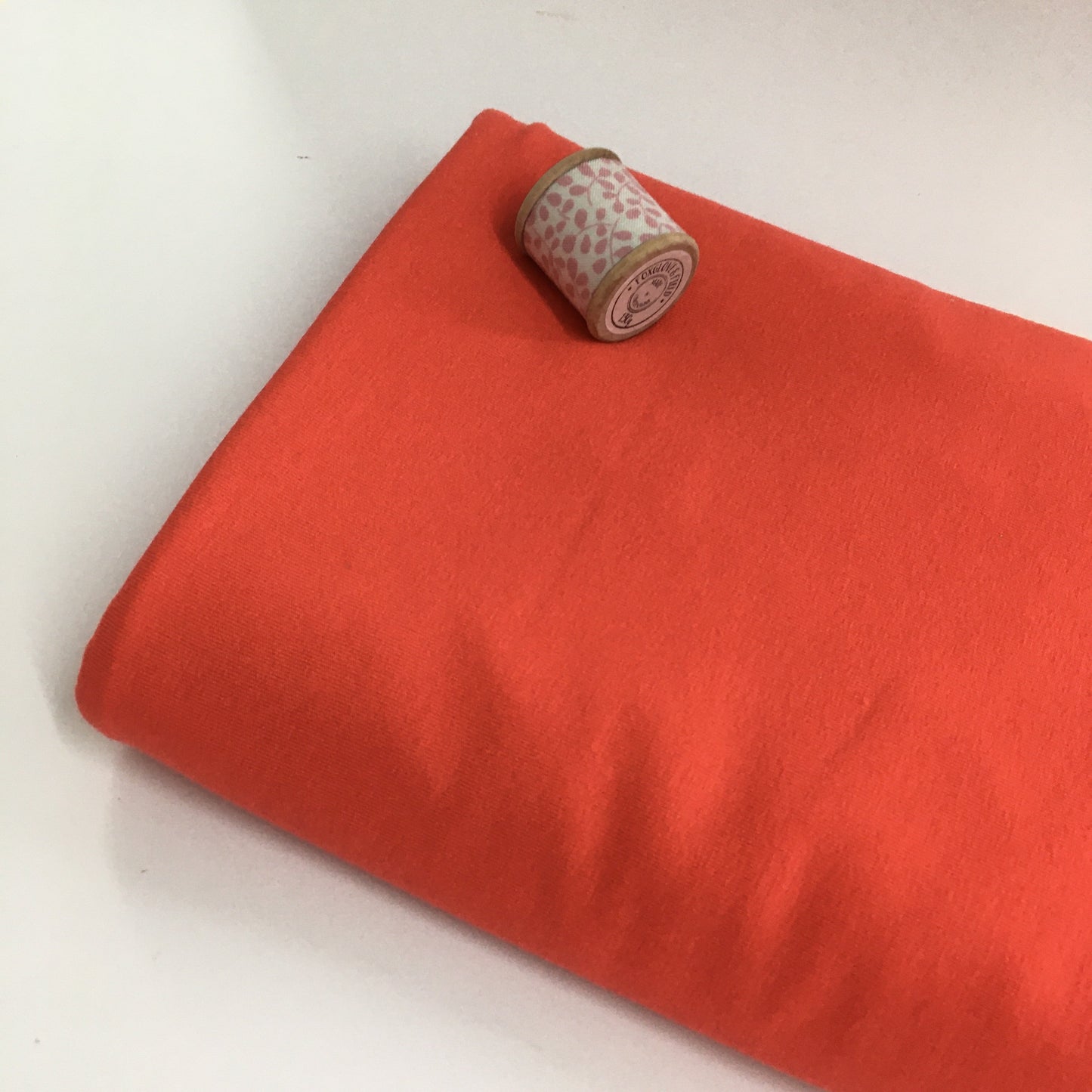 Harper Jersey Knit Fabric Tangerine