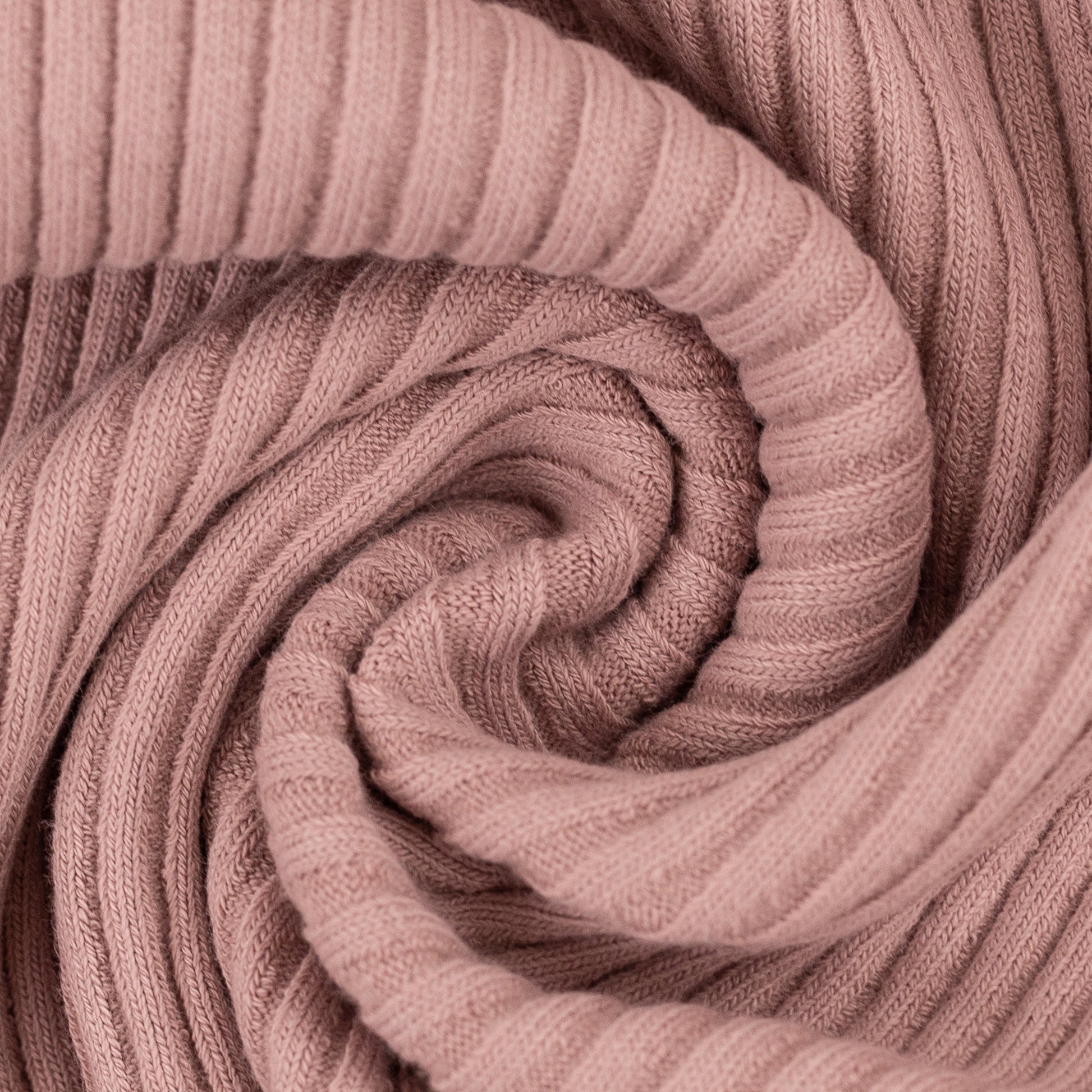 Una Cotton Knit Ribbing Rose