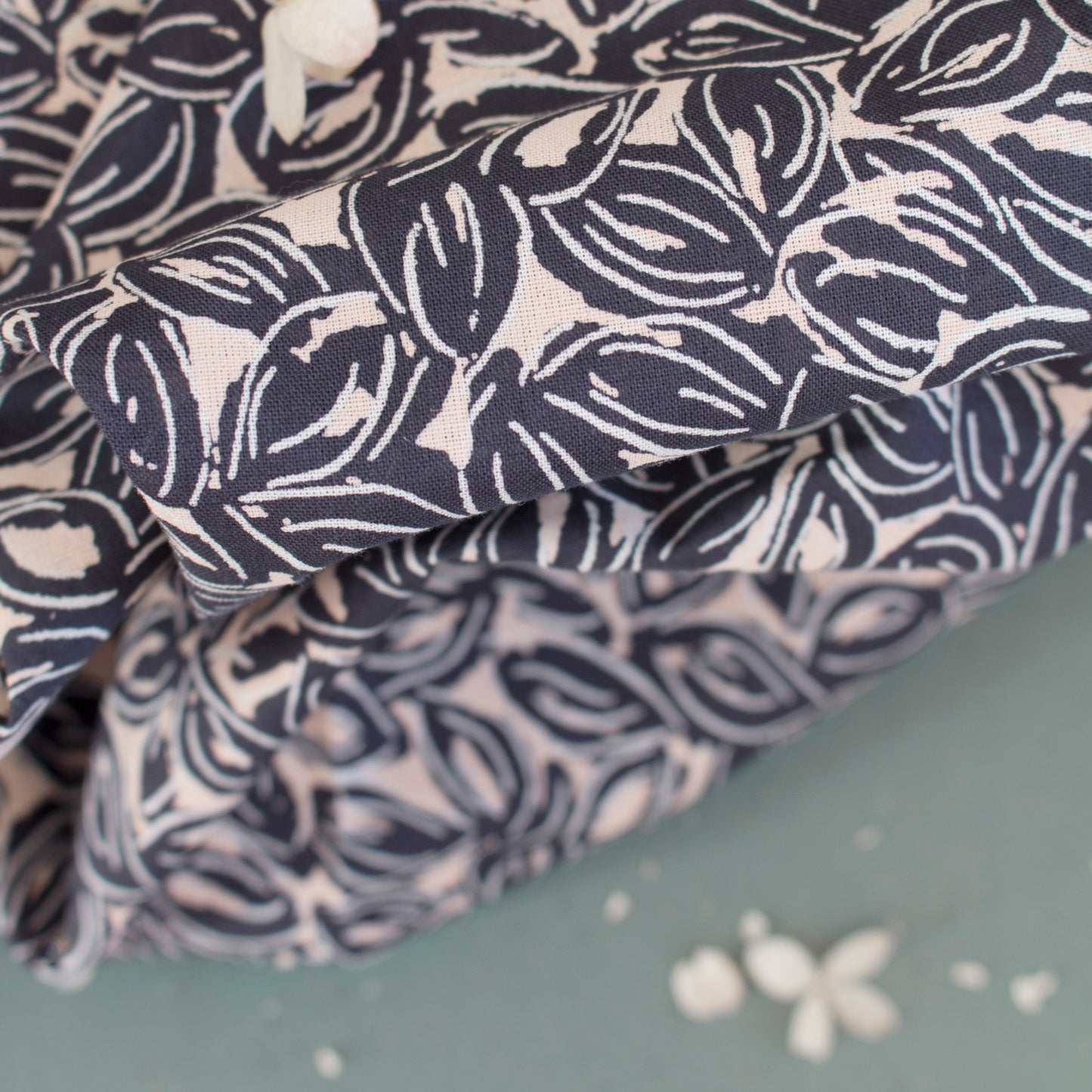 Atelier Brunette Petal Night Cotton Gauze Fabric