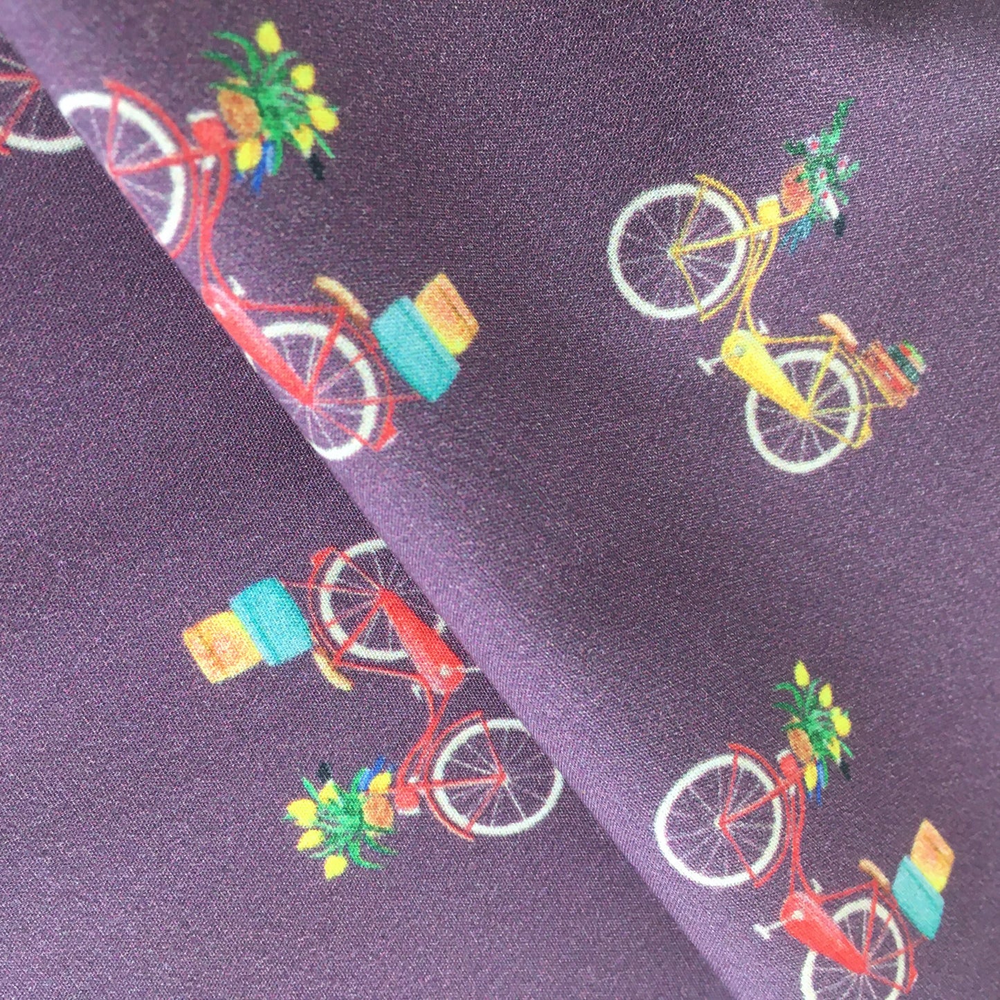 Bicycle Cotton Poplin Print