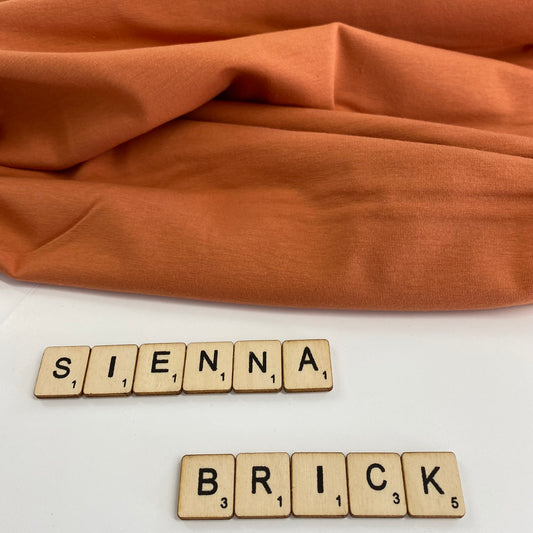 Art Gallery Sienna Brick Jersey Knit