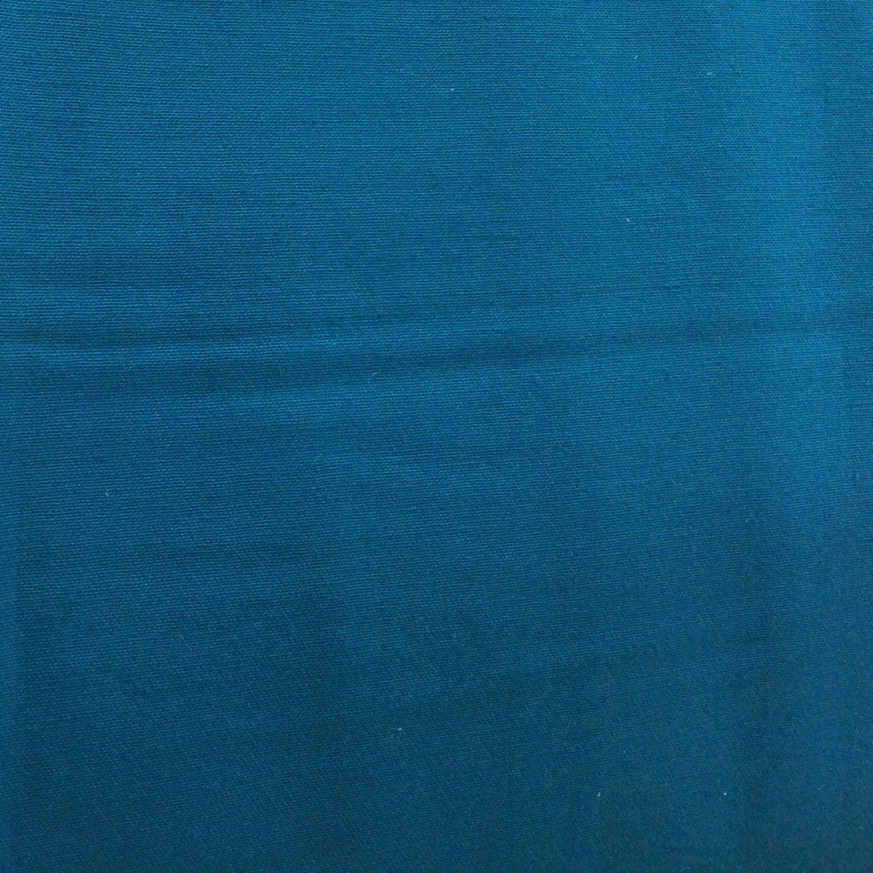 Turquoise Stretch Cotton Sateen