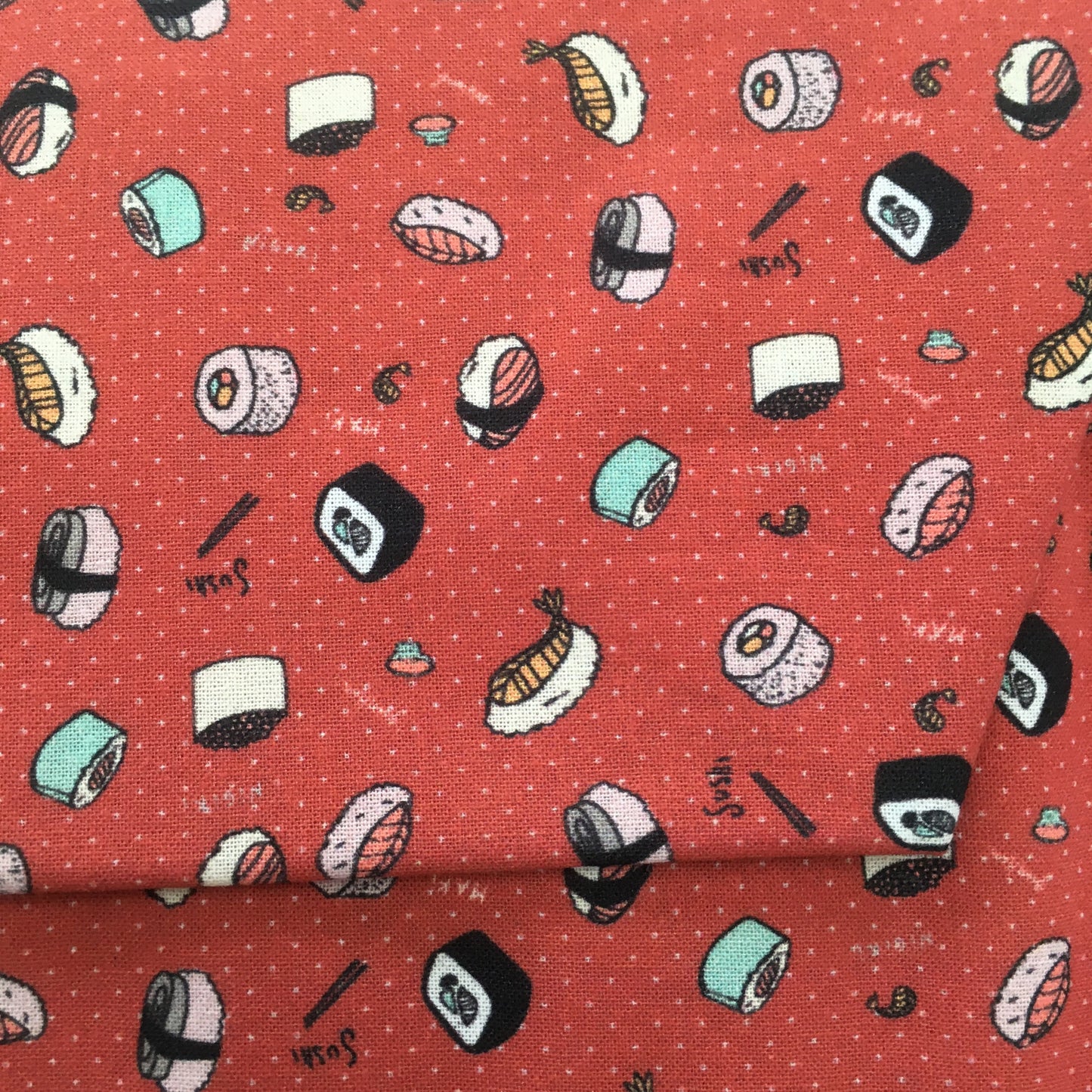 Sushi Cotton Percal Print
