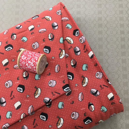 Sushi Cotton Percal Print